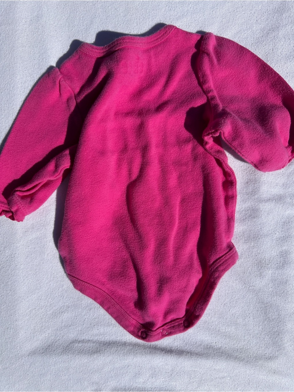 Circo Hot Pink & Bright Pink Baby Long-Sleeve Tees (40) - Picture 3 of 6